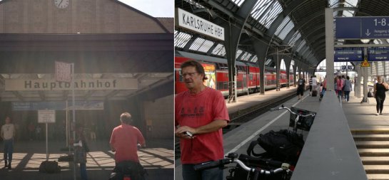 Bahnhof Karlsruhe Ankunft