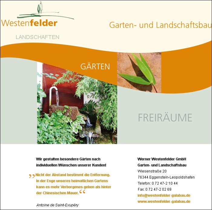 Westenfelder | Garten- und Landschaftsbau
