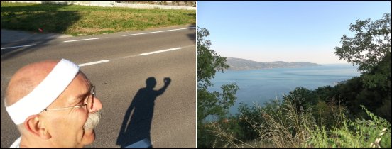 Obligatorischer Morgenlauf und Abschied vom Gardasee