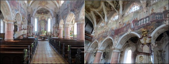 Die Kirche mit gotischen Astkreuz wurde im 14. Jahrhundert auf einem der letzten Kalkfelsen des Weißjura, bevor die Donau in einer weiten Schleife die Schwäbische Alb verlässt, erbaut